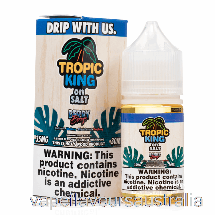 Vape Flavours Australia Berry Breeze - Tropic King On Salt - 30mL 35mg